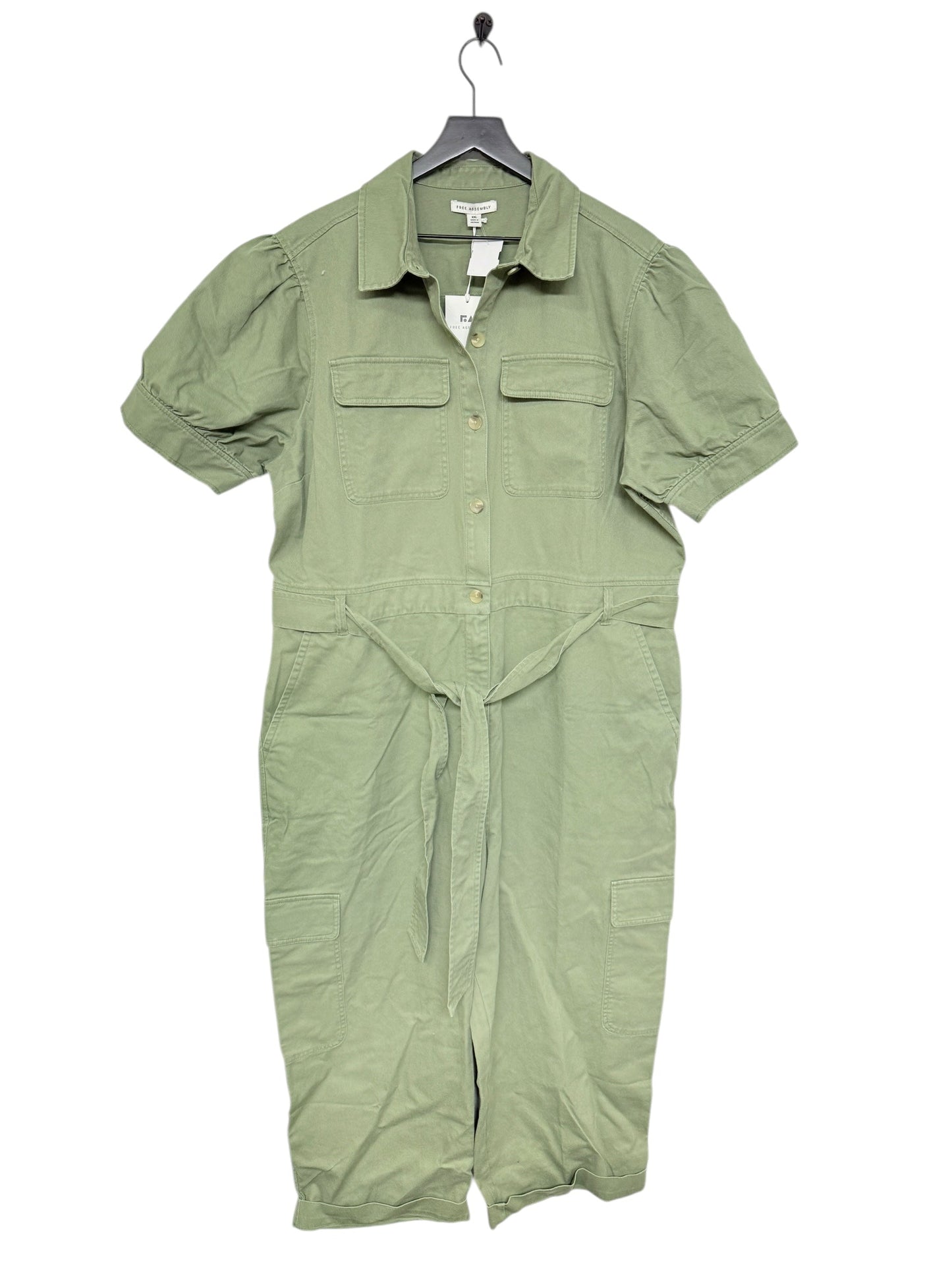 Jumpsuit By Free Assembly In Green, Size: Xxl