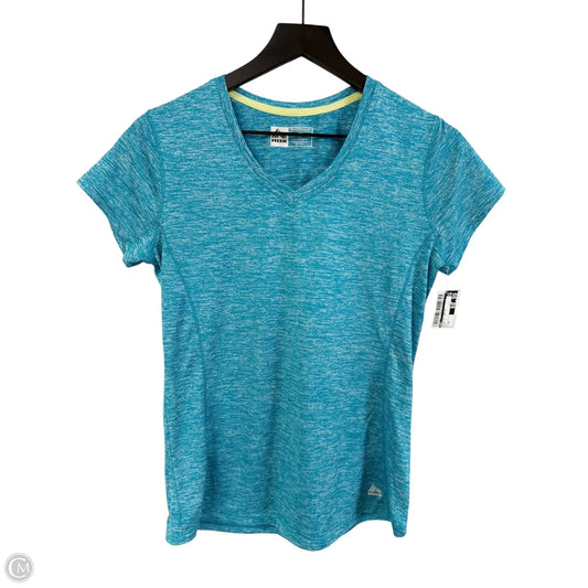 Athletic Top Short Sleeve By Rbx In Blue, Size: M