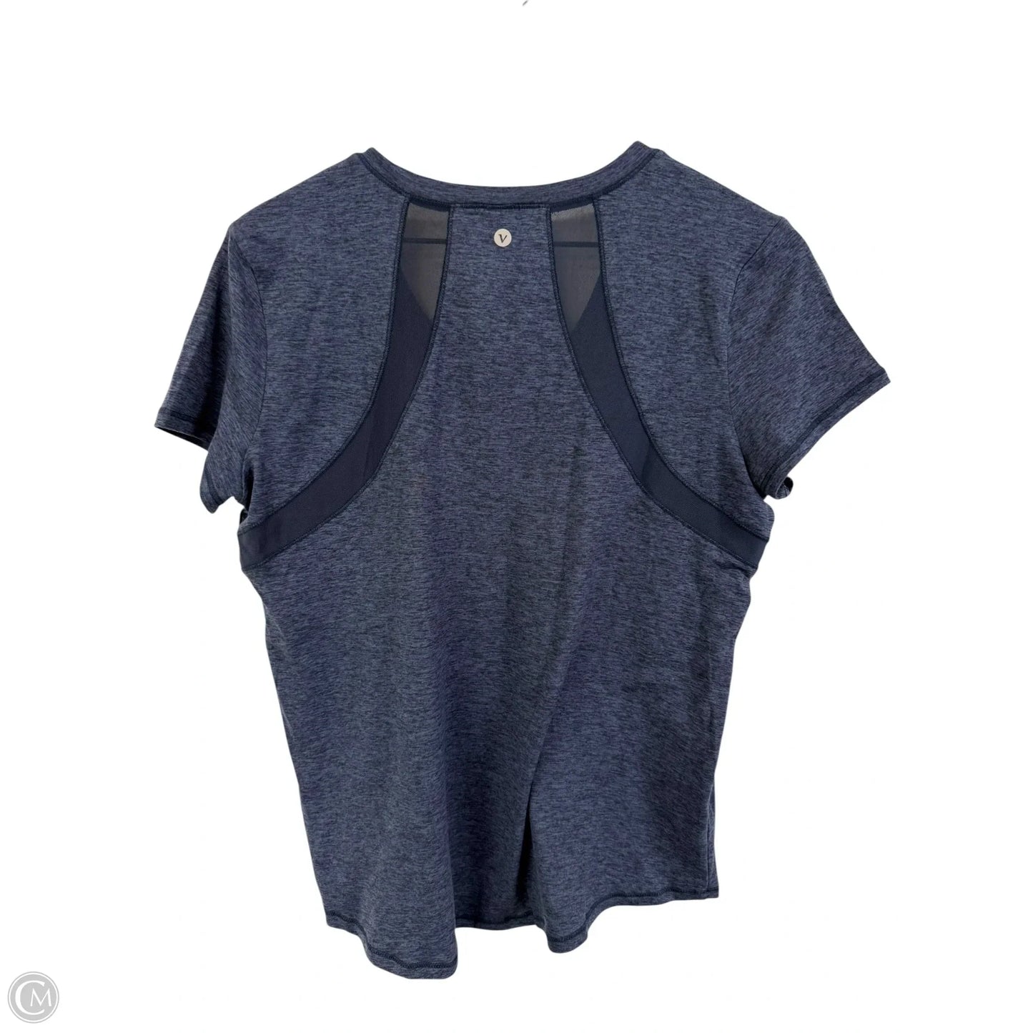 Athletic Top Short Sleeve By Velocity In Navy, Size: S