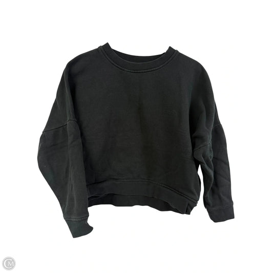 Sweatshirt Crewneck By Madewell In Black, Size: M