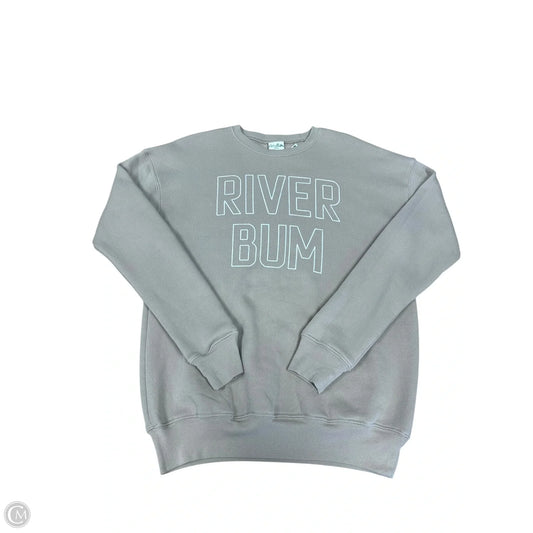 Sweatshirt Crewneck By Clothes Mentor In Tan, Size: S