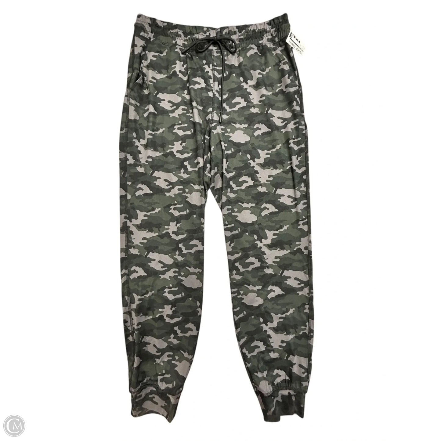 Athletic Pants By Fabletics In Camouflage Print, Size: L