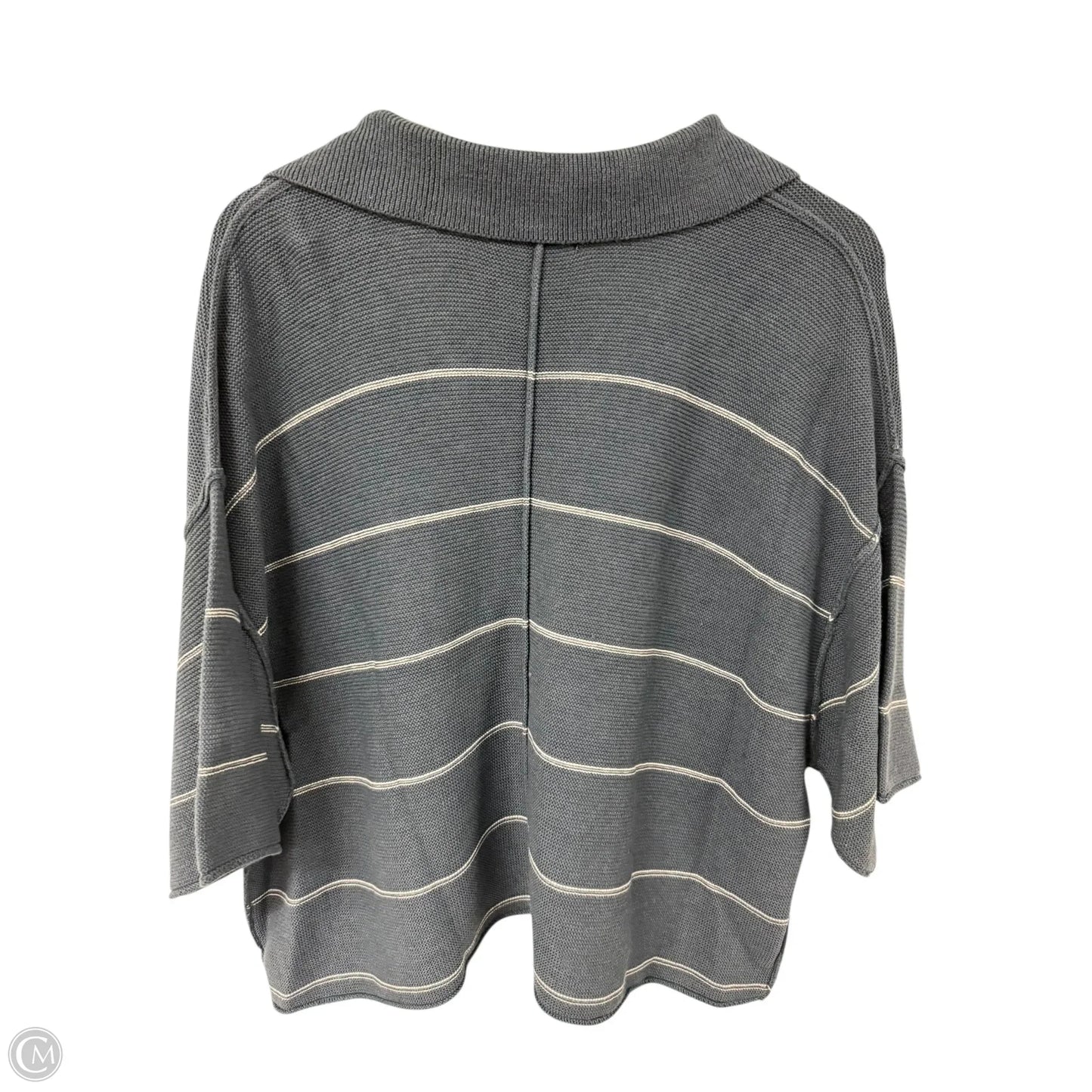 Sweater Short Sleeve By By Together In Blue, Size: M