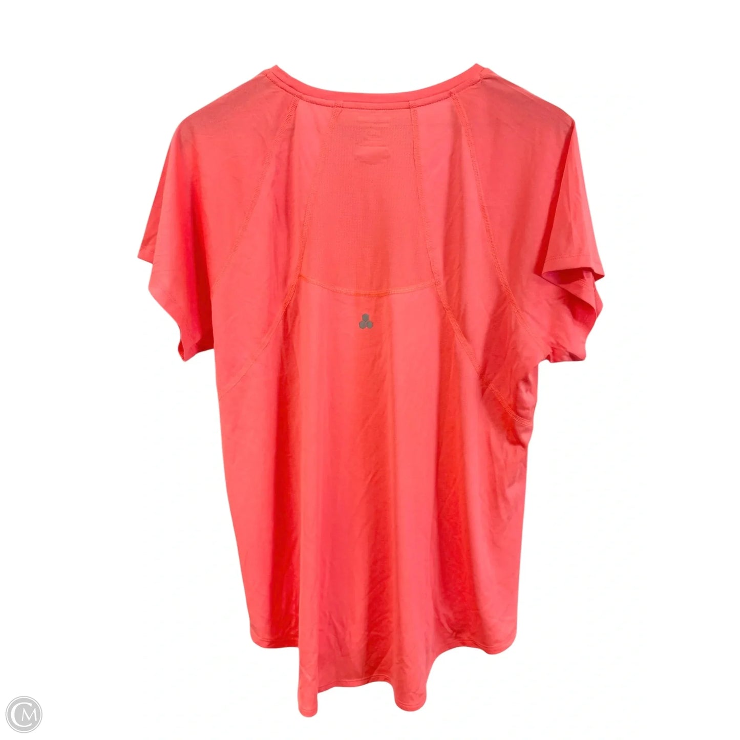 Athletic Top Short Sleeve By Tek Gear In Coral, Size: Xxl