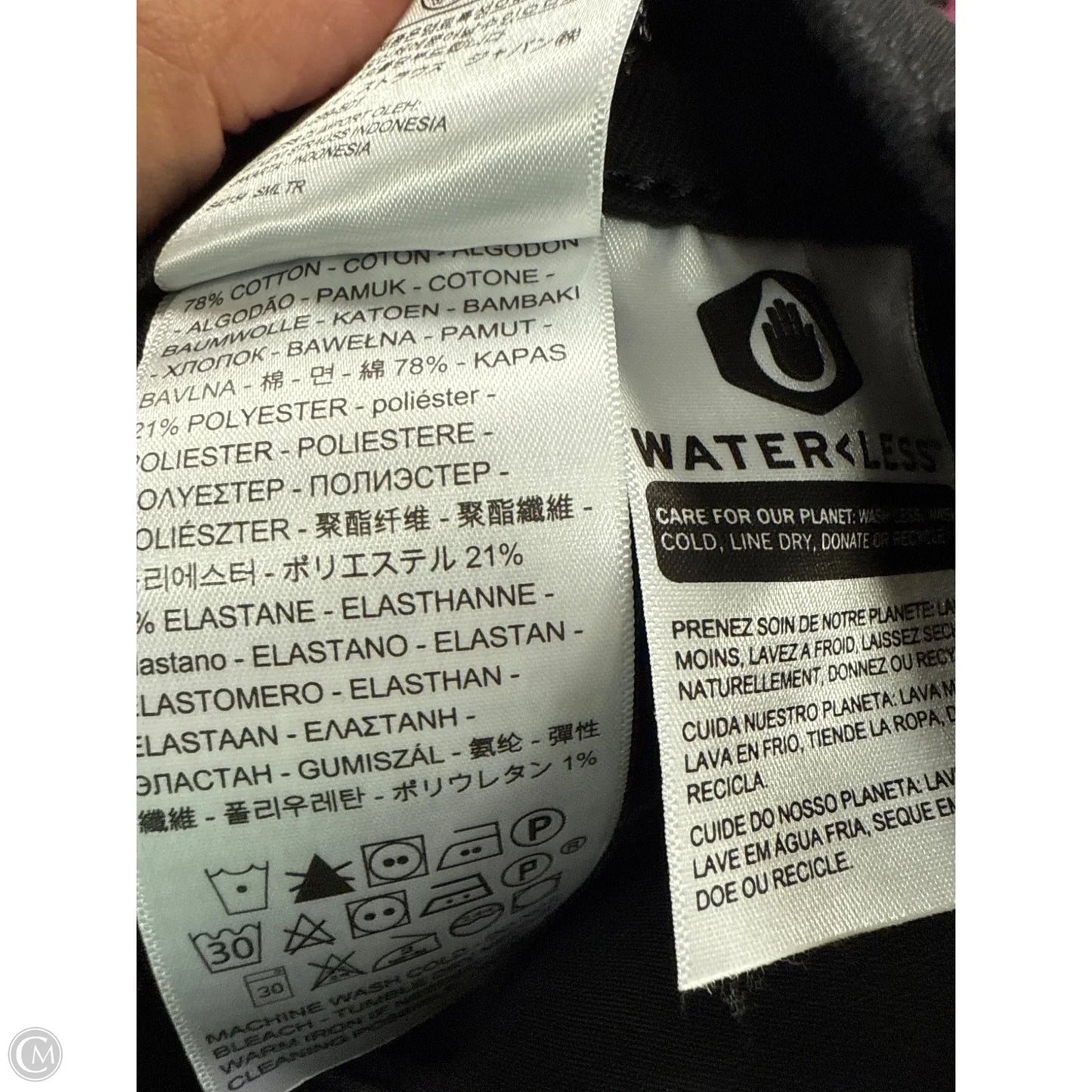 Jeans Straight By Levis In Black Denim, Size: 18