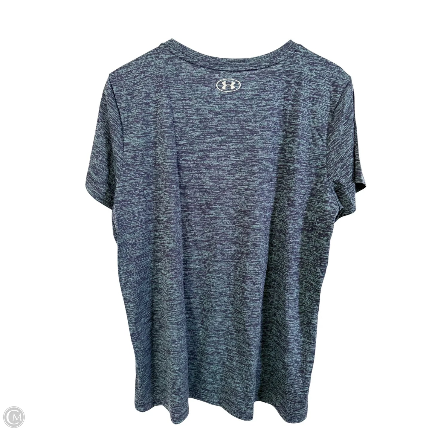 Athletic Top Short Sleeve By Under Armour In Blue & Purple, Size: 2x