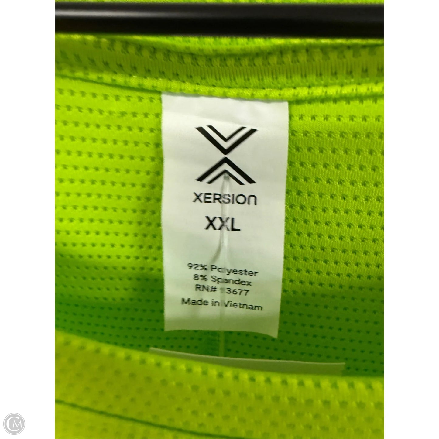 Athletic Top Short Sleeve By Xersion In Green, Size: Xxl