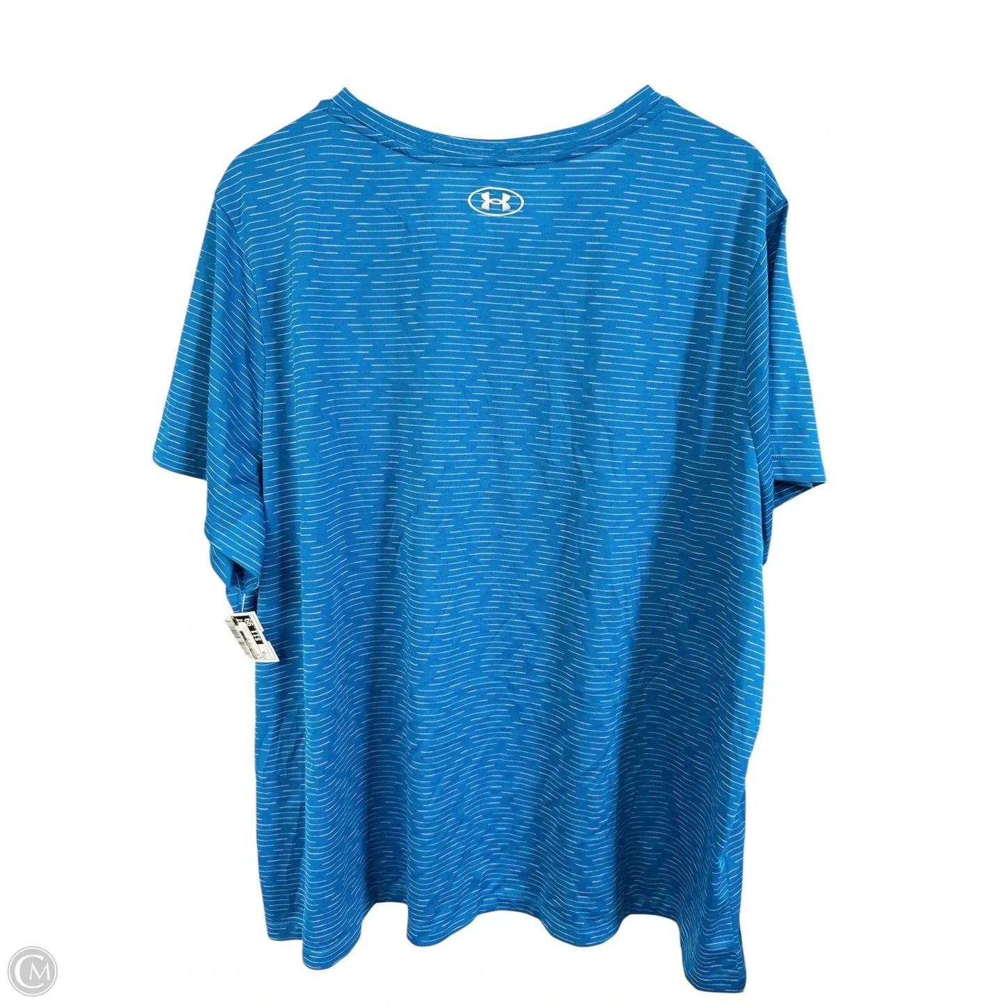 Athletic Top Short Sleeve By Under Armour In Blue, Size: 3x