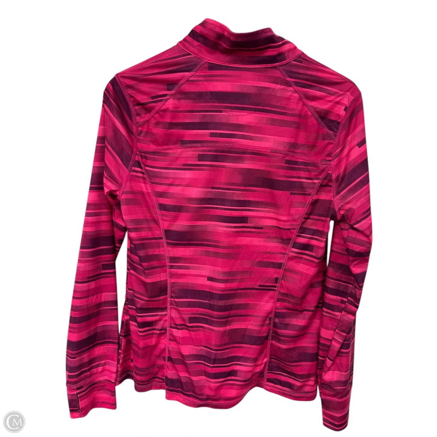 Athletic Top Long Sleeve Collar By Xersion In Pink, Size: L