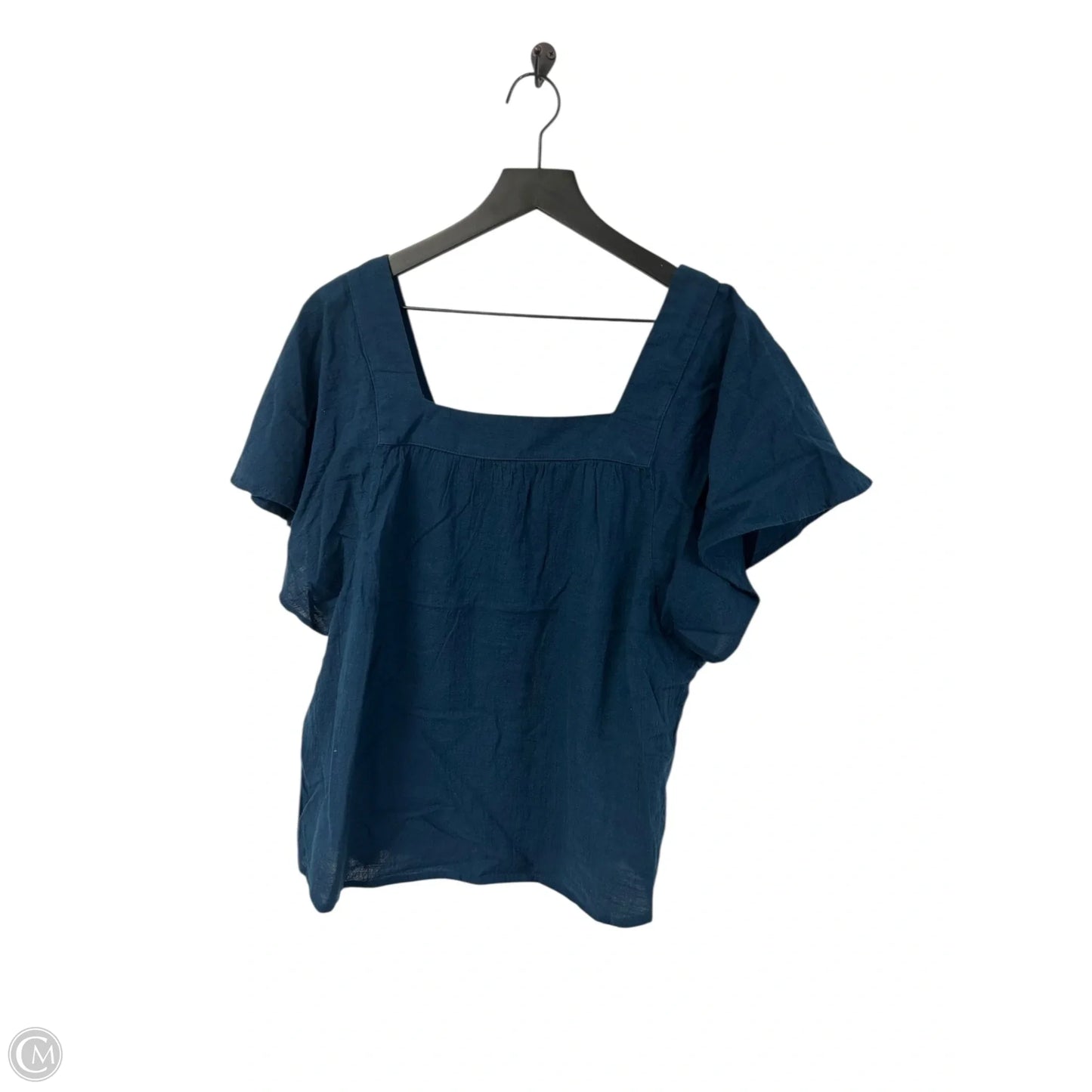 Top Short Sleeve By Sonoma In Blue, Size: M