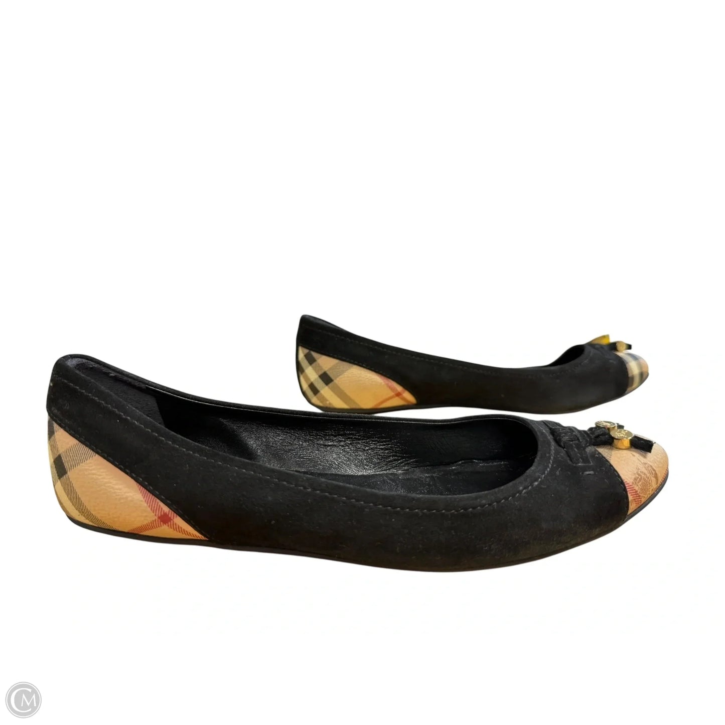 Shoes Luxury Designer By Burberry In Black, Size: 10