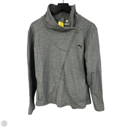 Sweatshirt Collar By Puma In Grey, Size: Xl