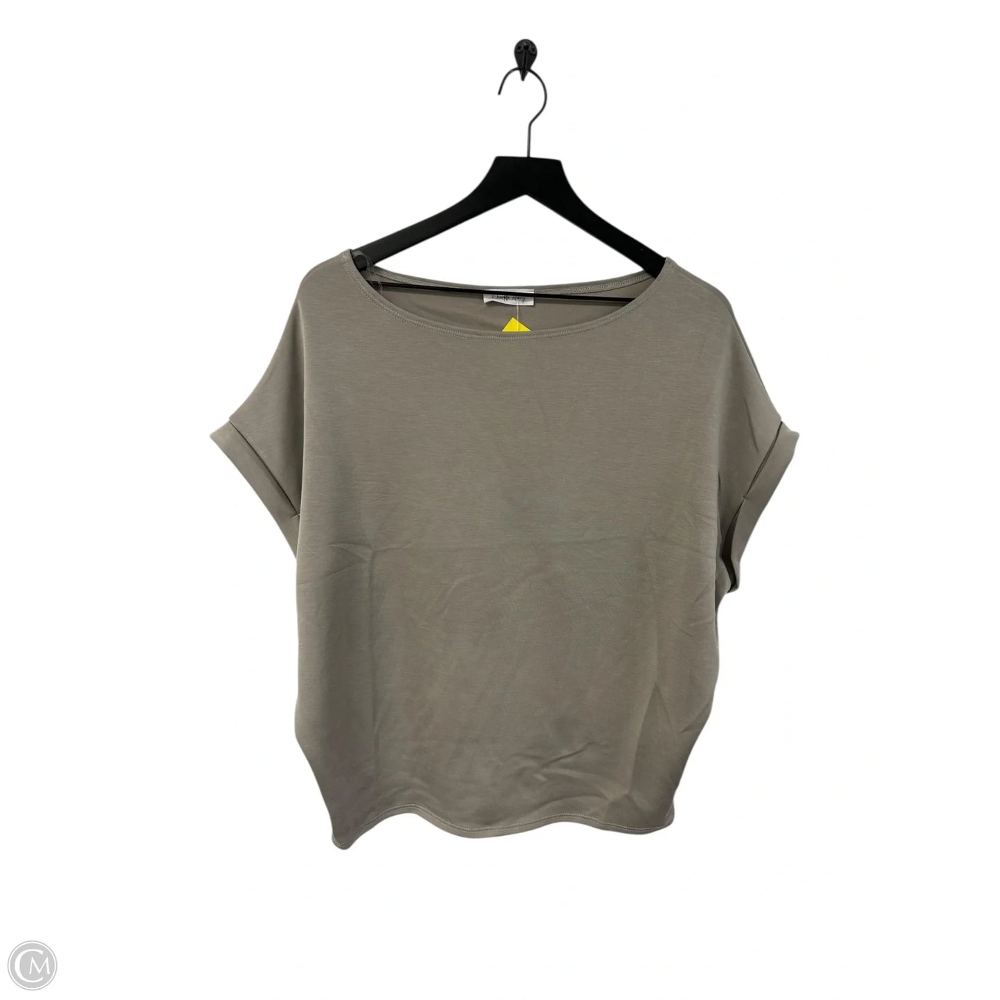 Top Short Sleeve By Clothes Mentor In Grey, Size: L