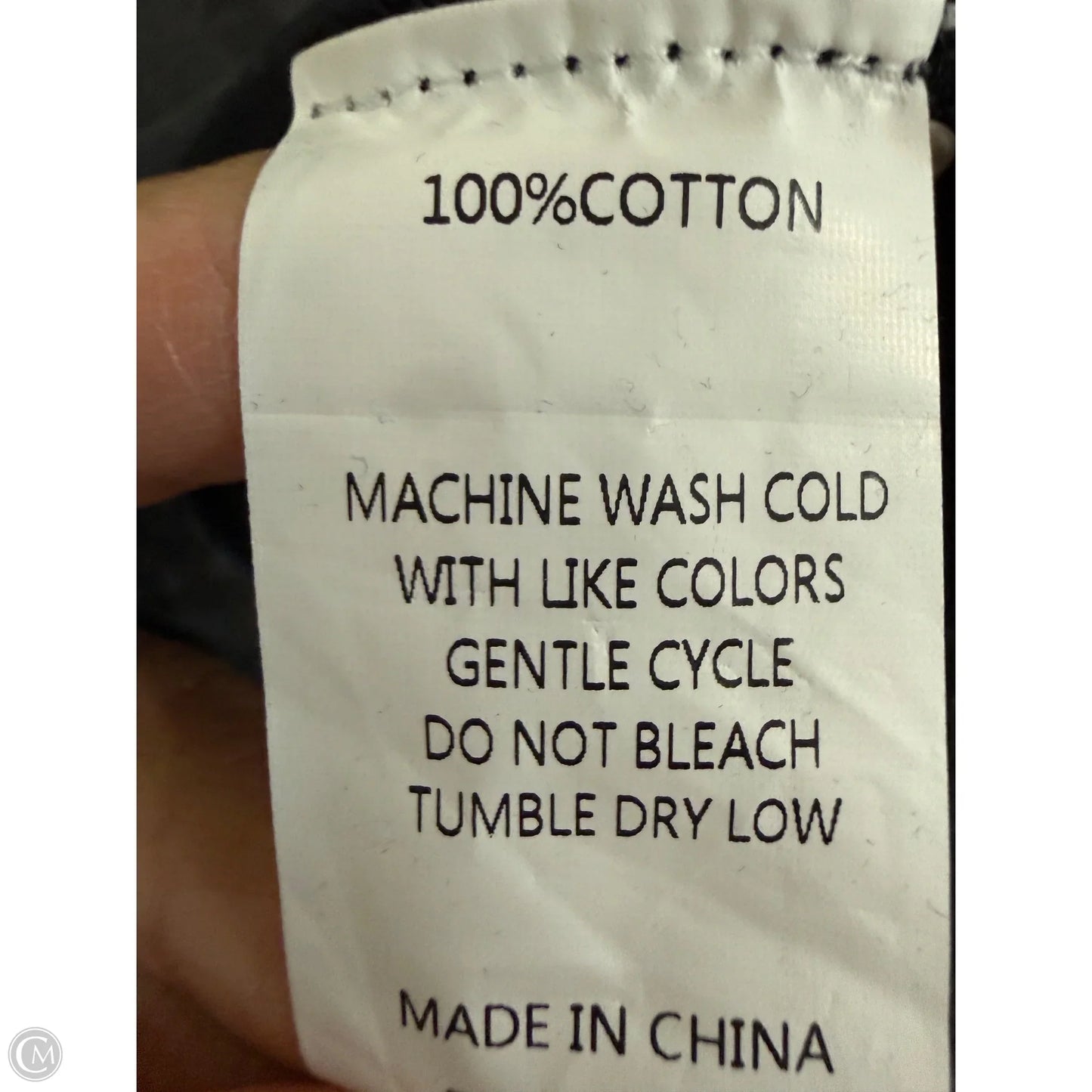 Top Short Sleeve By Clothes Mentor In Grey, Size: M