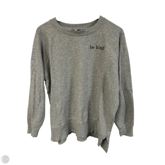 Sweatshirt Crewneck By Maurices In Grey, Size: L