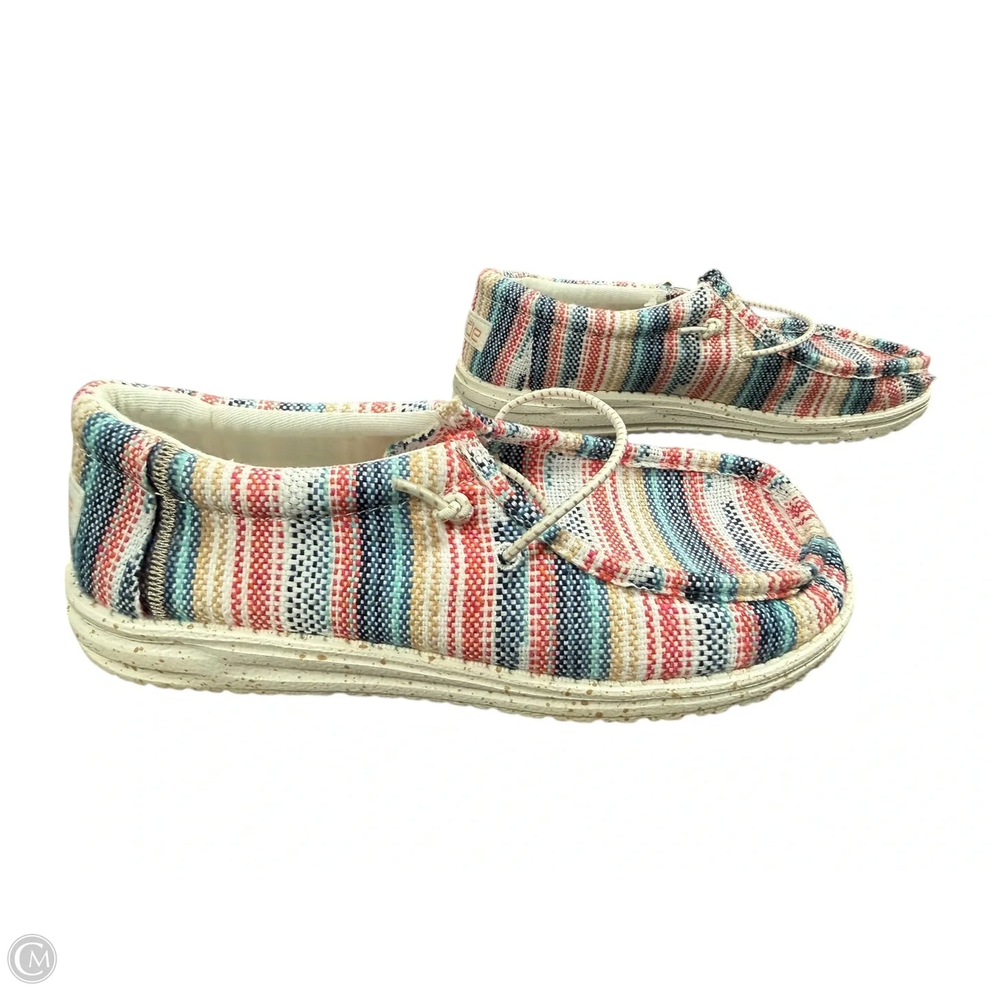 Shoes Flats By Hey Dude In Multi-colored, Size: 8