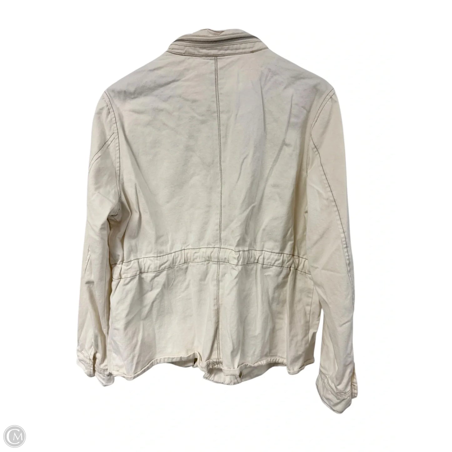 Jacket Other By Clothes Mentor In Cream, Size: Xl