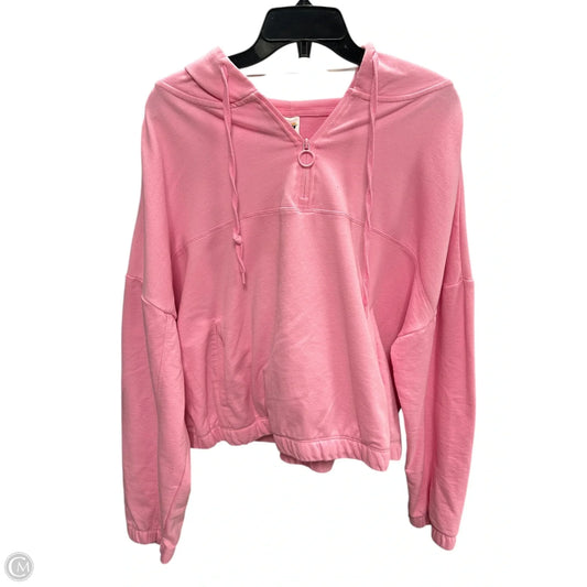 Sweatshirt Hoodie By Avia In Pink, Size: Xxl