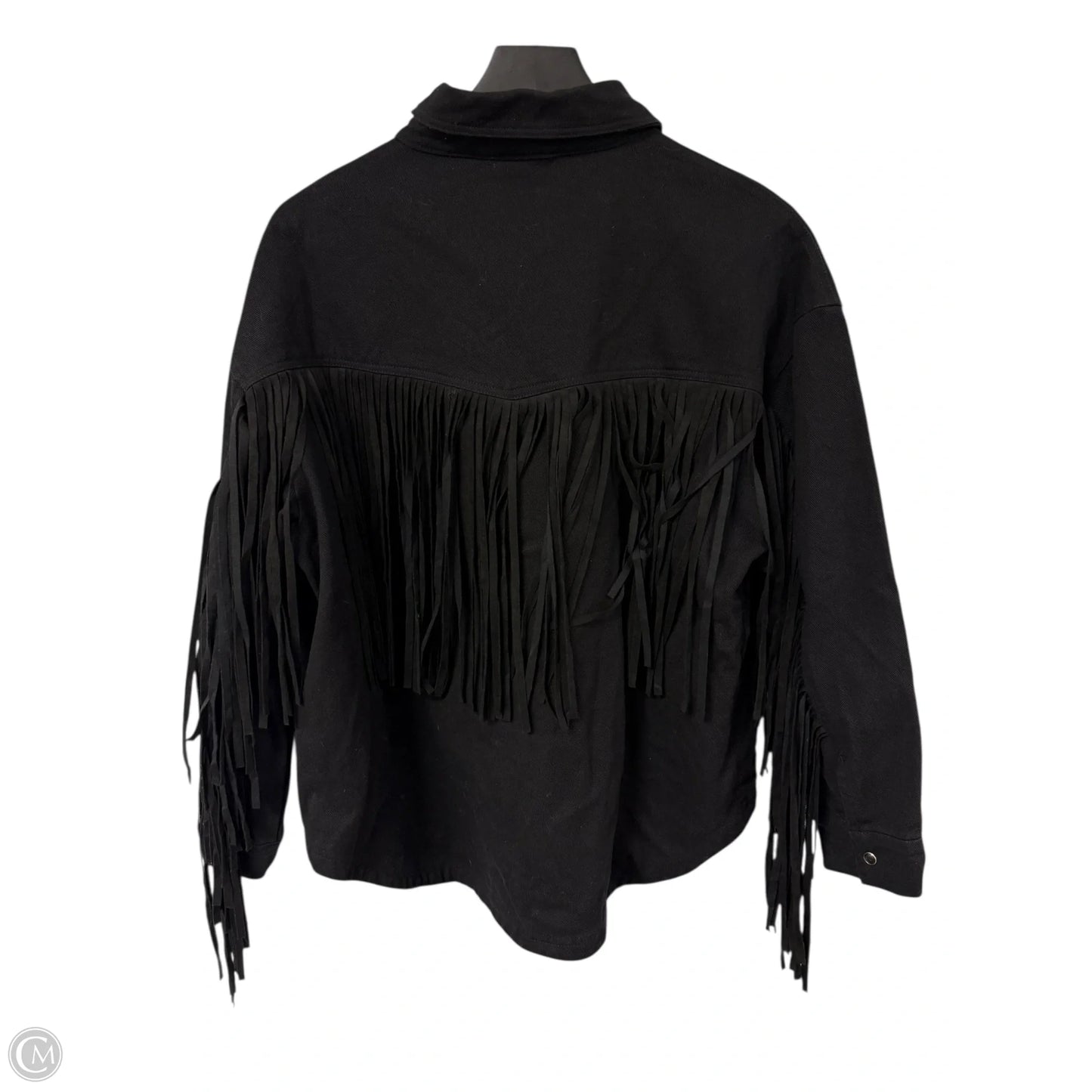 Jacket Denim By Cmc In Black Denim, Size: Xl