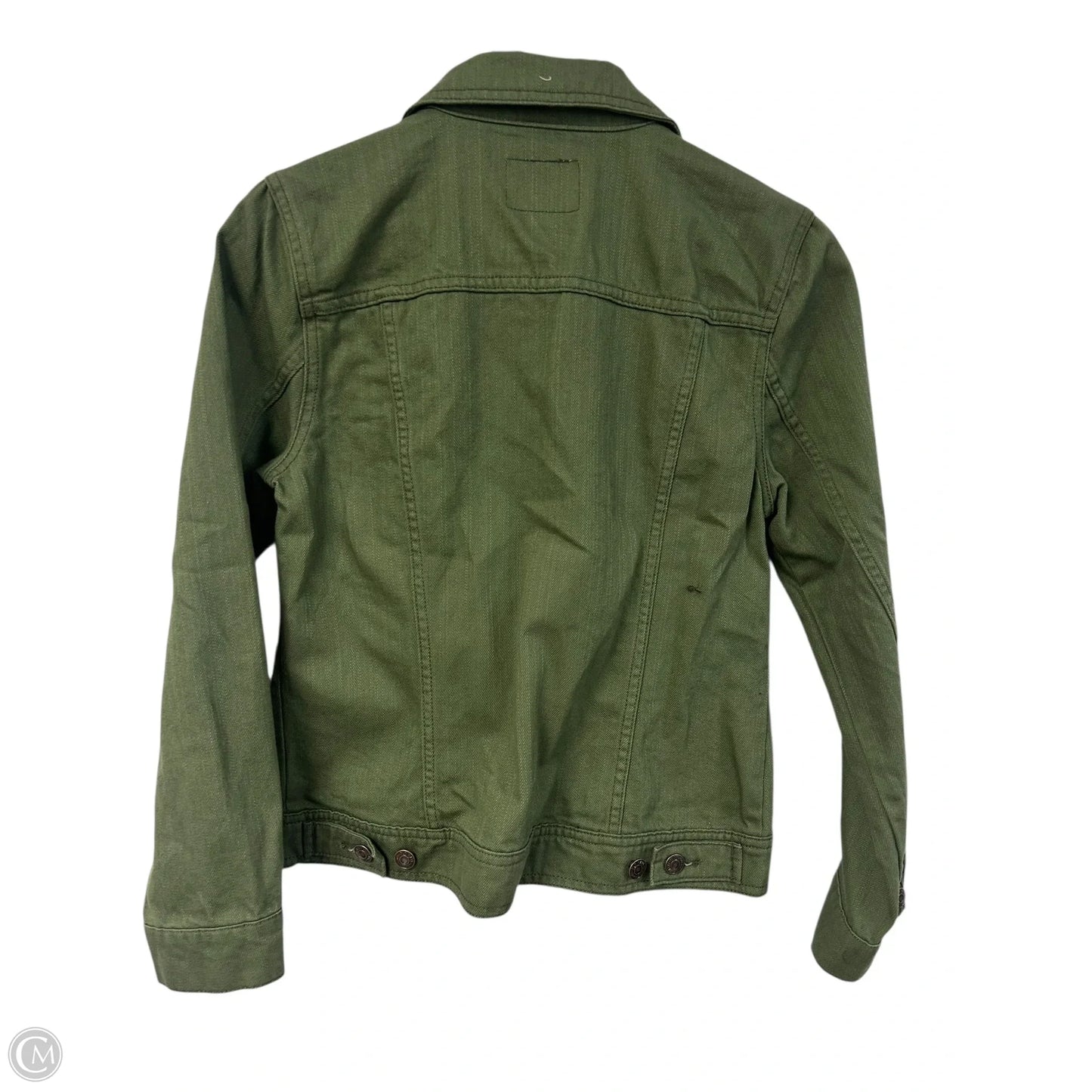 Jacket Denim By Old Navy In Green Denim, Size: M