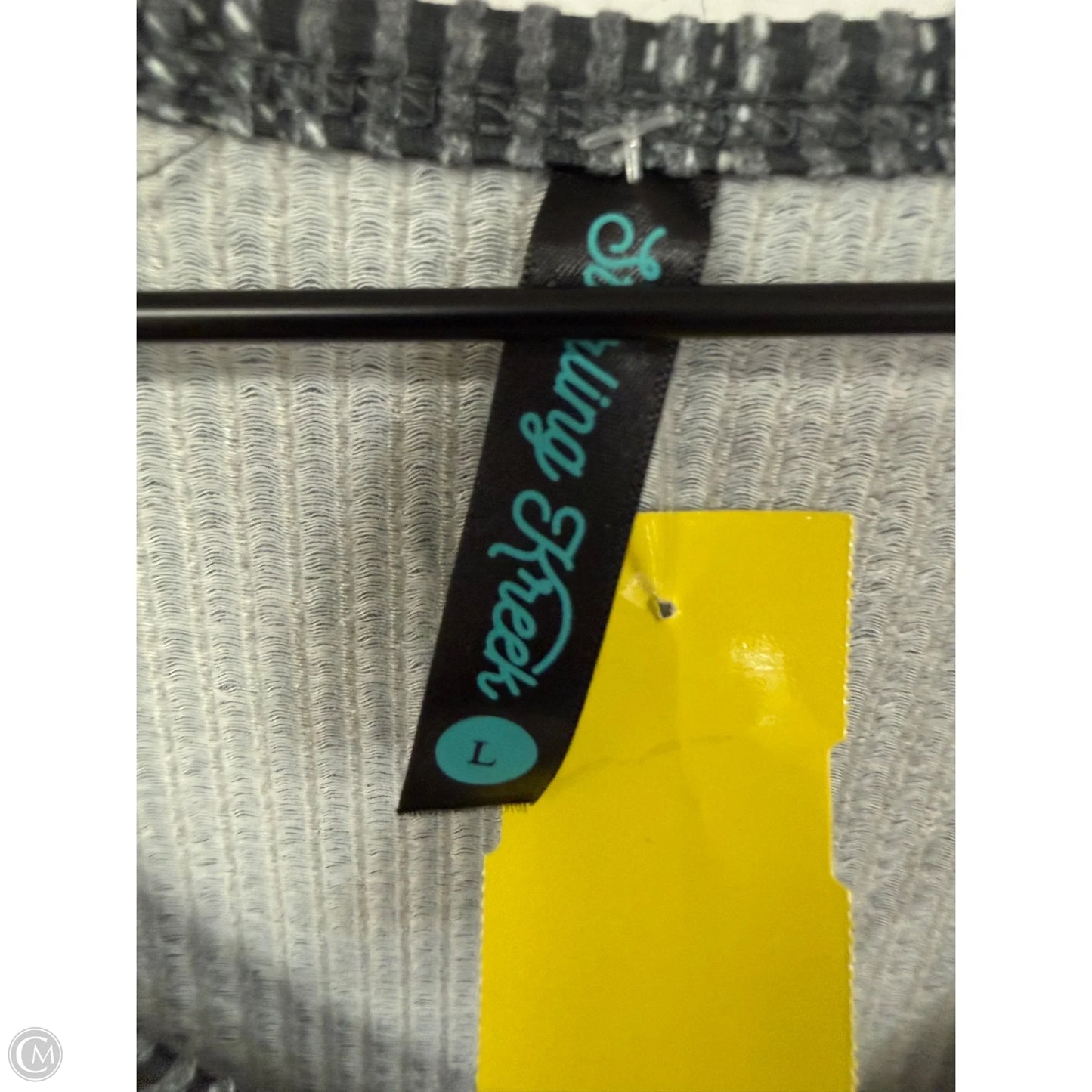 Top Short Sleeve By Clothes Mentor In Grey, Size: L