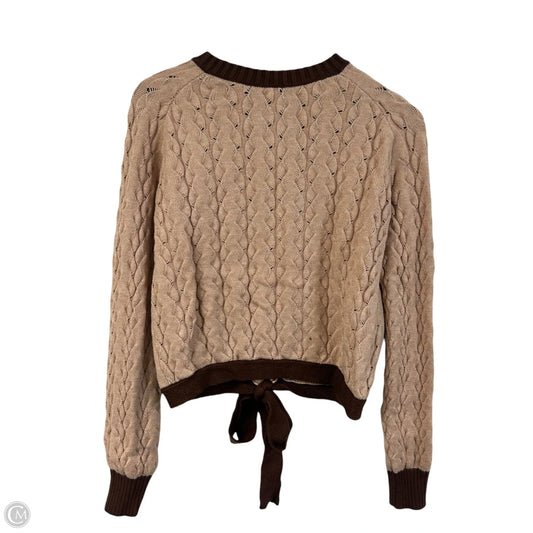 Sweater By Clothes Mentor In Peach, Size: M