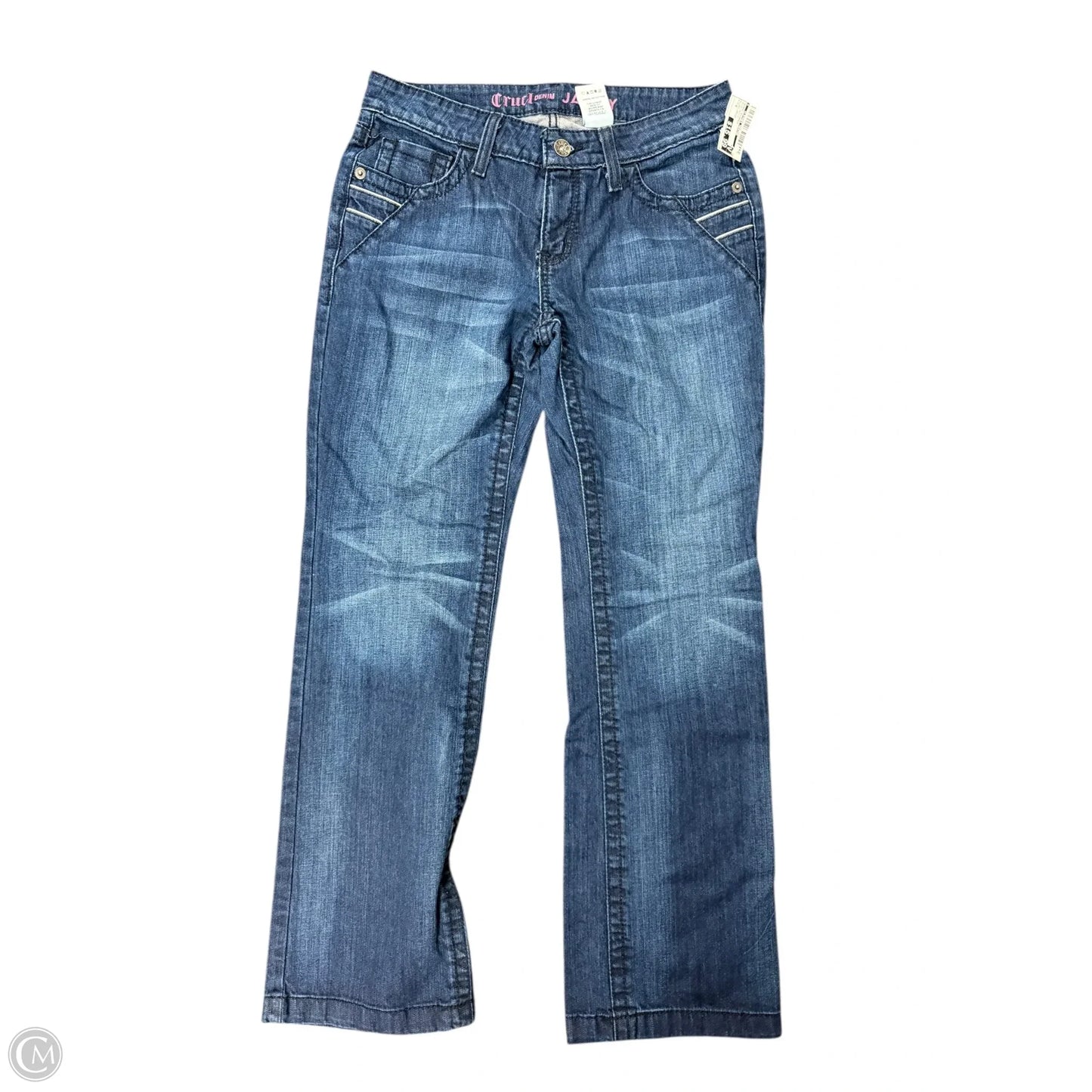 Jeans Flared By Clothes Mentor In Blue Denim, Size: 8