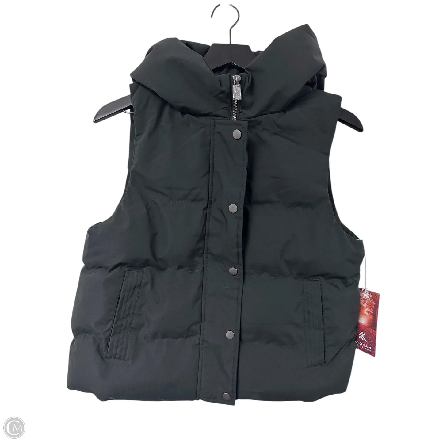 Vest Puffer & Quilted By Kyodan In Black, Size: S