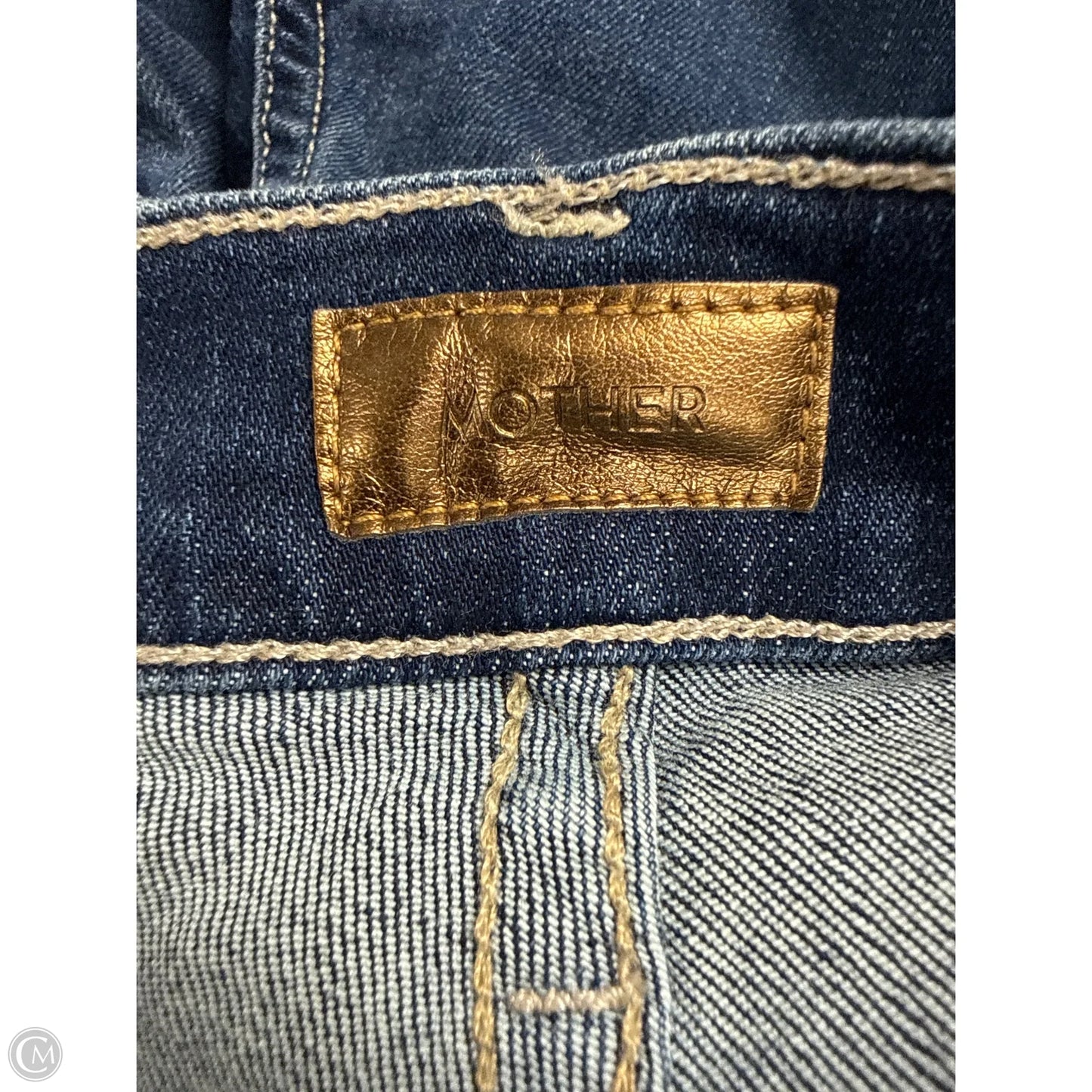 Jeans Skinny By Mother In Blue Denim, Size: Xxs