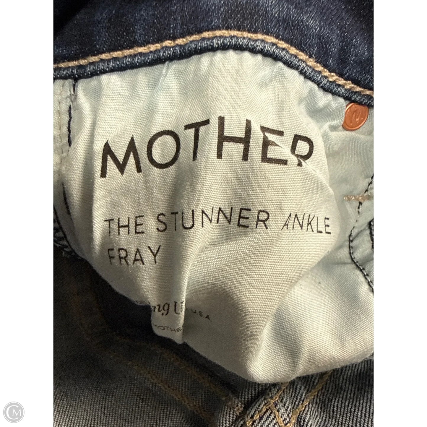 Jeans Skinny By Mother In Blue Denim, Size: Xxs