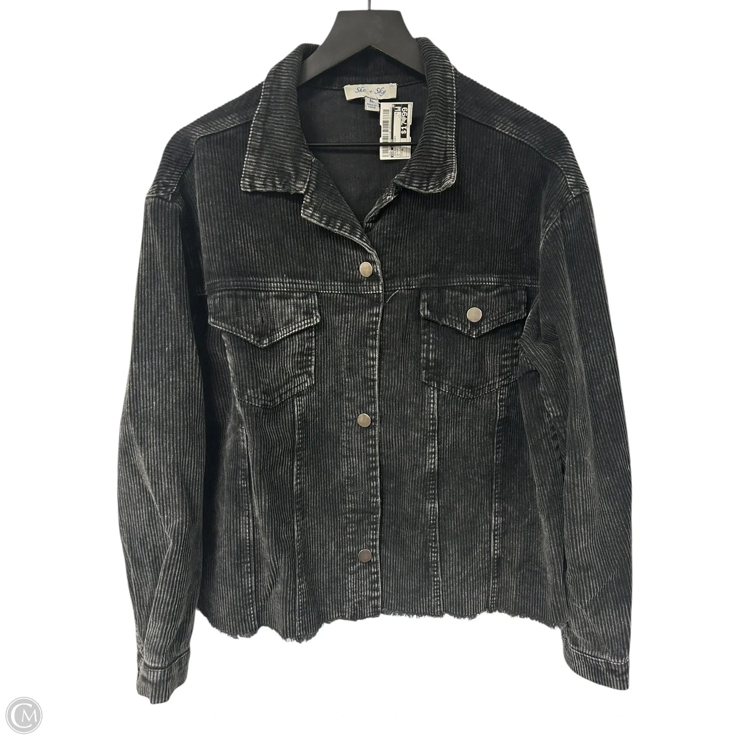 Jacket Shirt By She + Sky In Black, Size: M