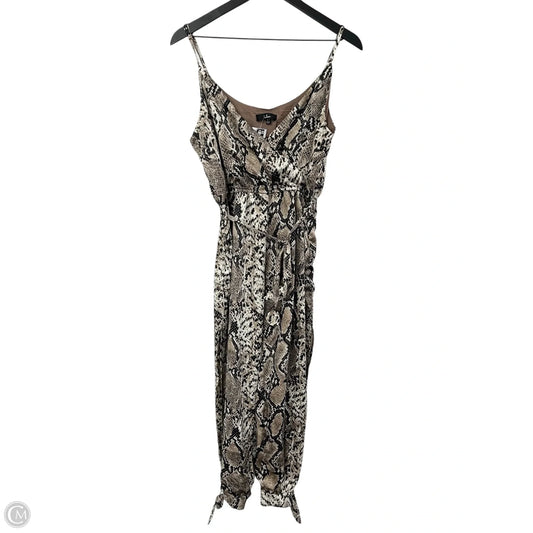 Jumpsuit By Lulus In Animal Print, Size: L