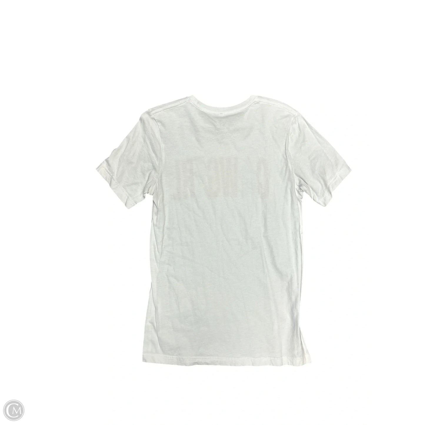 Top Short Sleeve Basic By Cme In White, Size: M