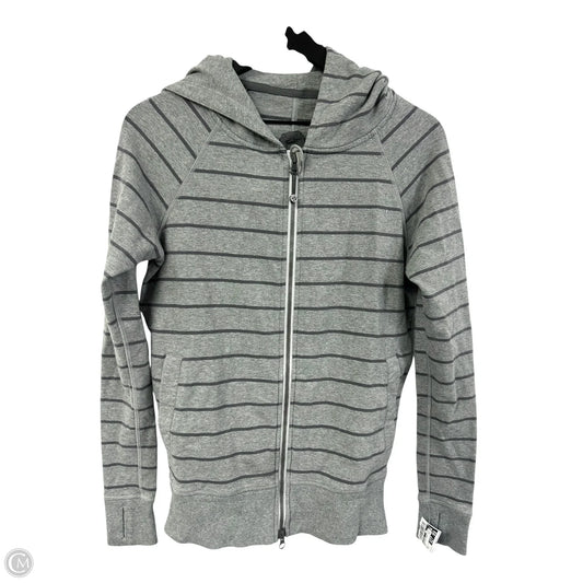 Sweatshirt Hoodie By Lululemon In Grey, Size: 2