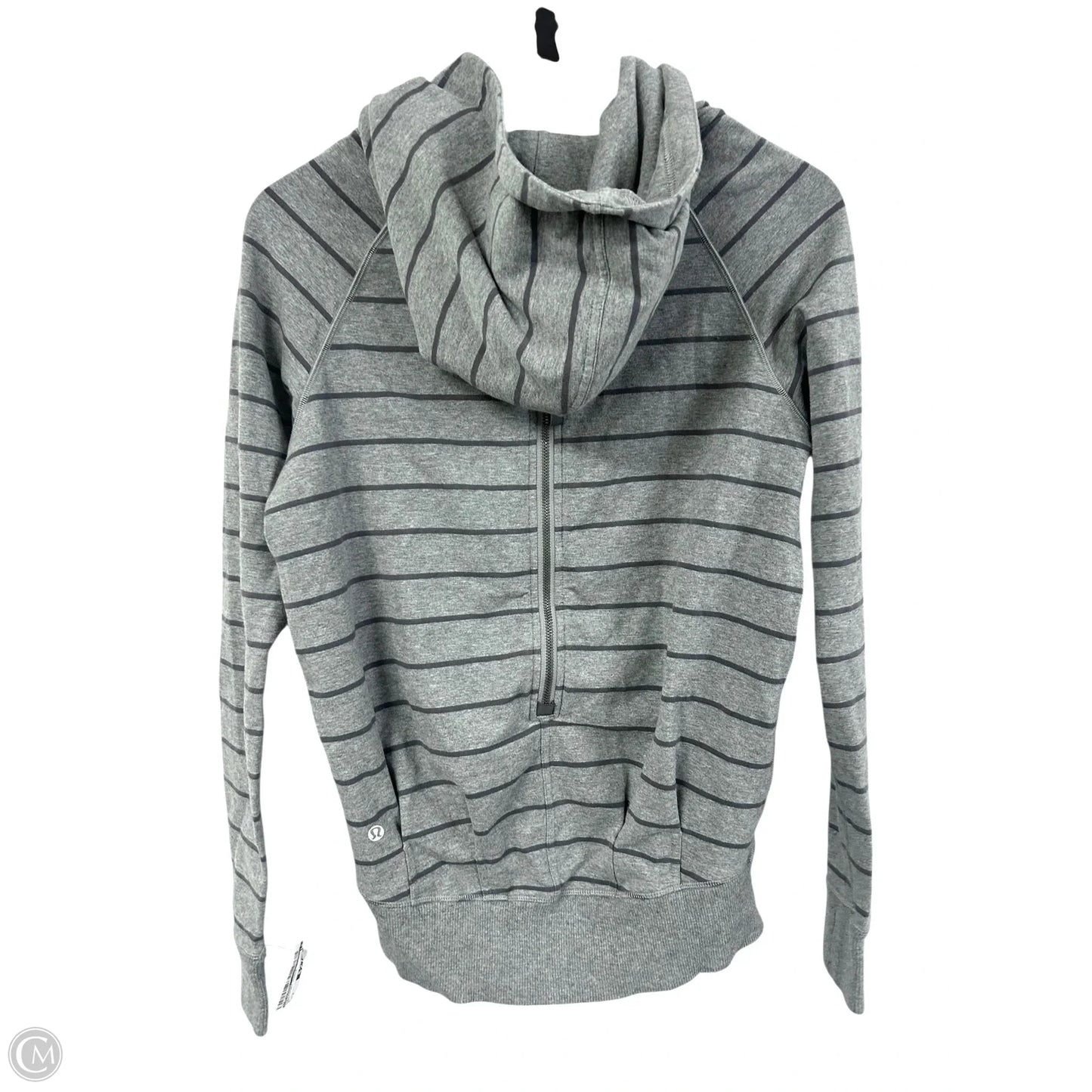 Sweatshirt Hoodie By Lululemon In Grey, Size: 2