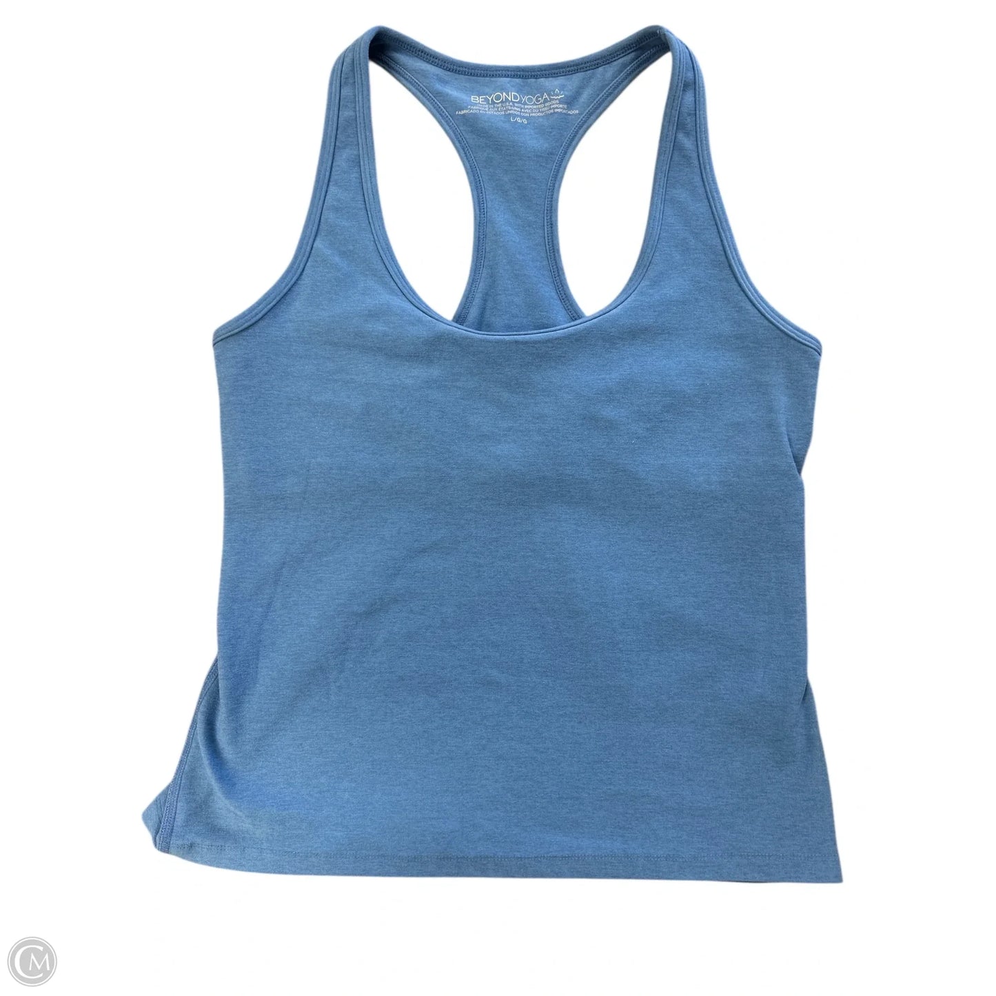 Athletic Tank Top By Beyond Yoga In Blue, Size: L