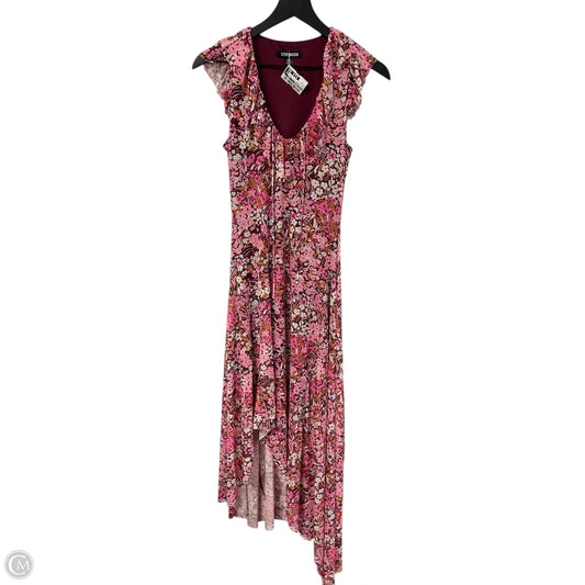 Dress Casual Midi By Steve Madden In Floral Print, Size: Xs