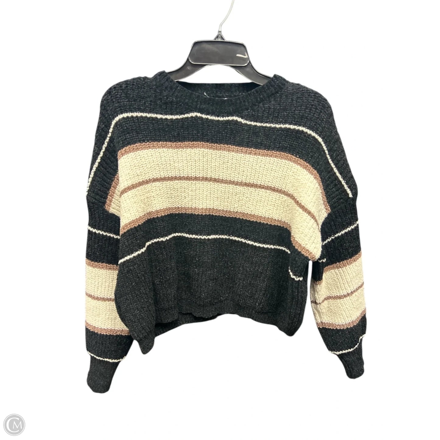 Sweater By Melloday In Black & Cream, Size: S