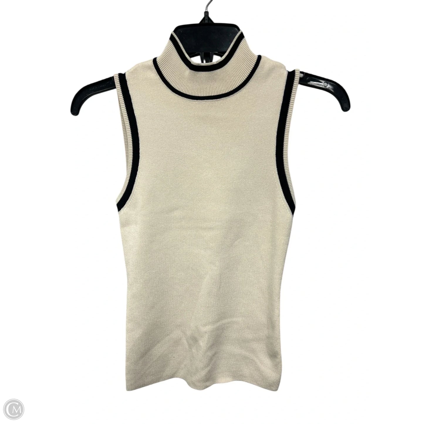 Top Sleeveless By Express In Cream, Size: Xs