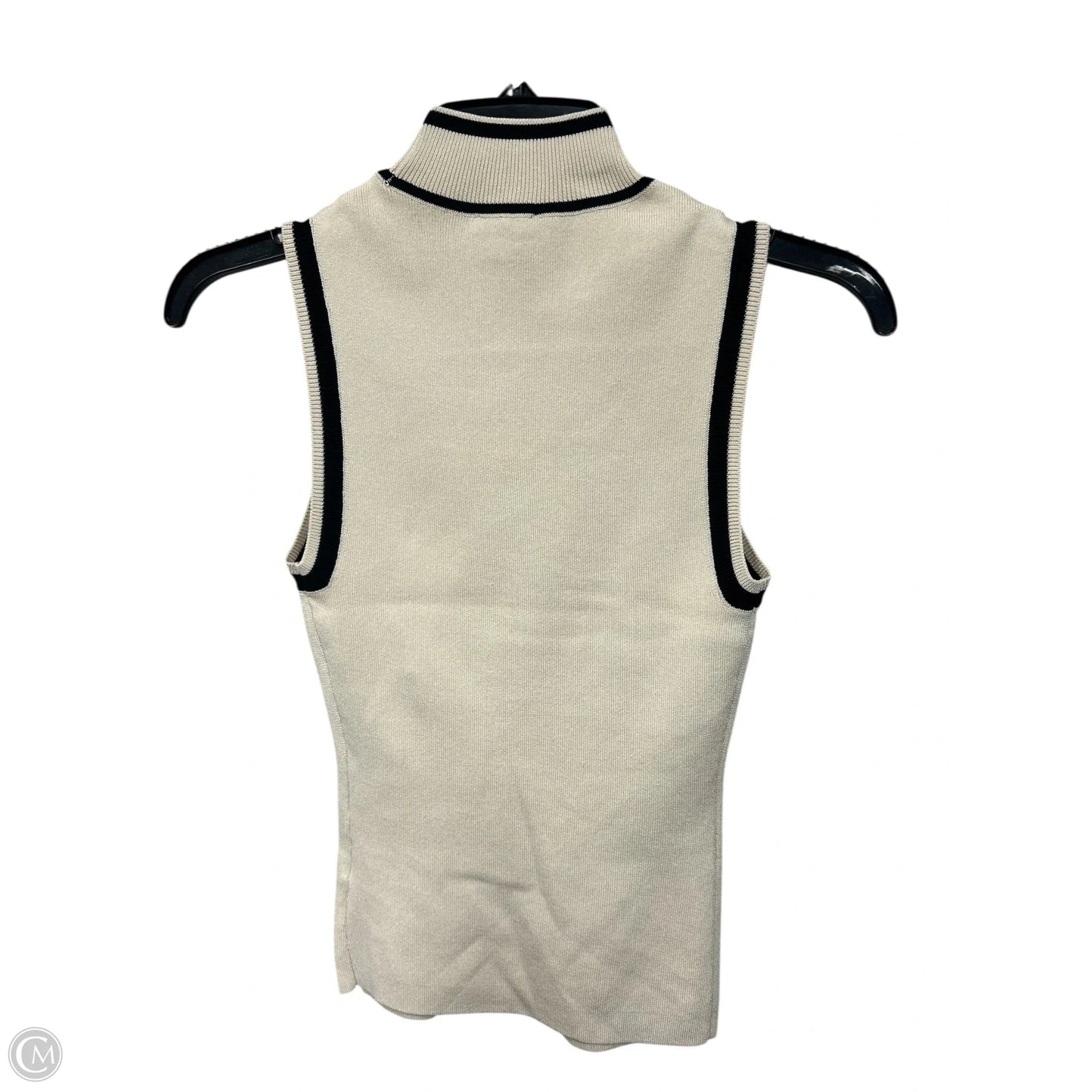 Top Sleeveless By Express In Cream, Size: Xs