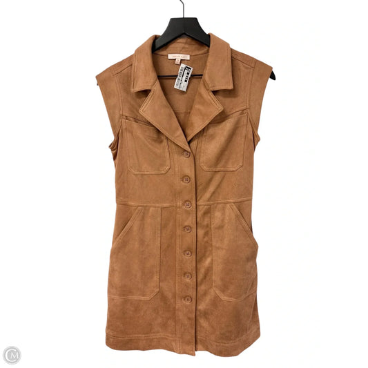 Dress Work By Skies Are Blue In Tan, Size: Xs