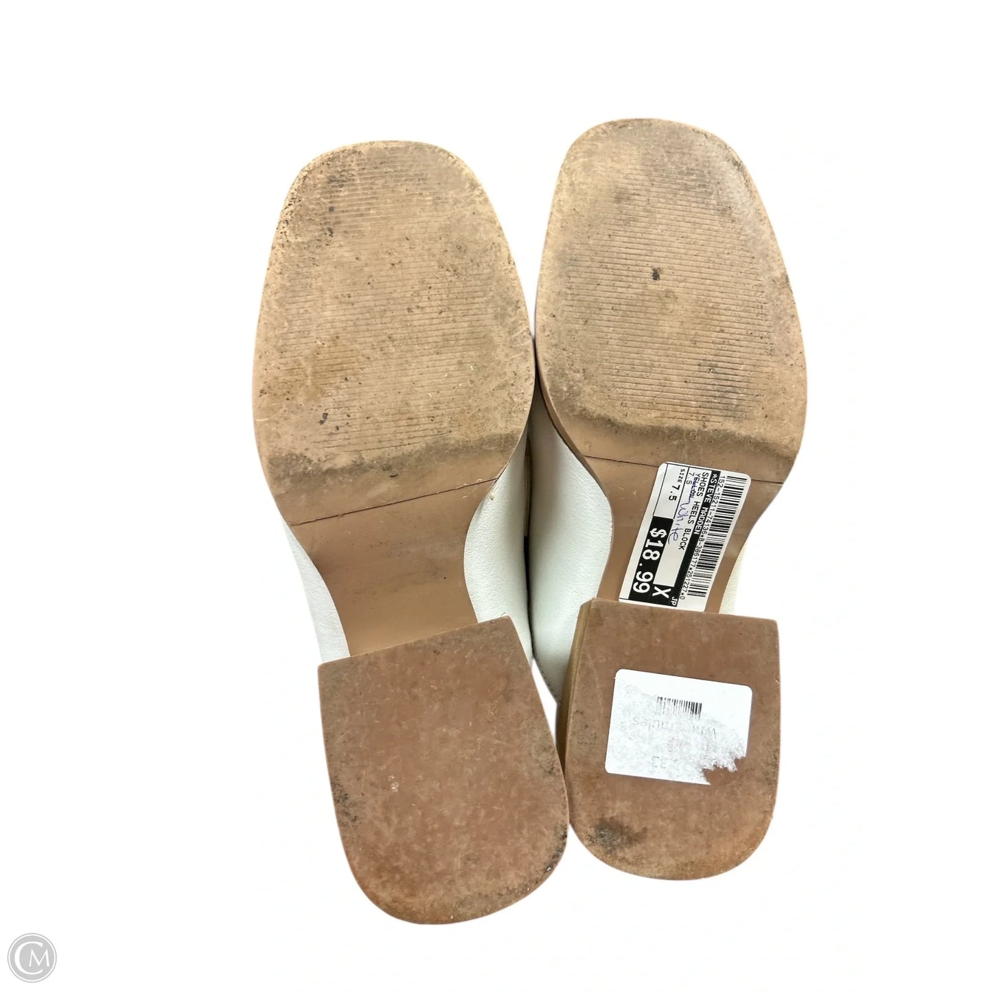 Shoes Heels Block By Steve Madden In Yellow, Size: 7.5