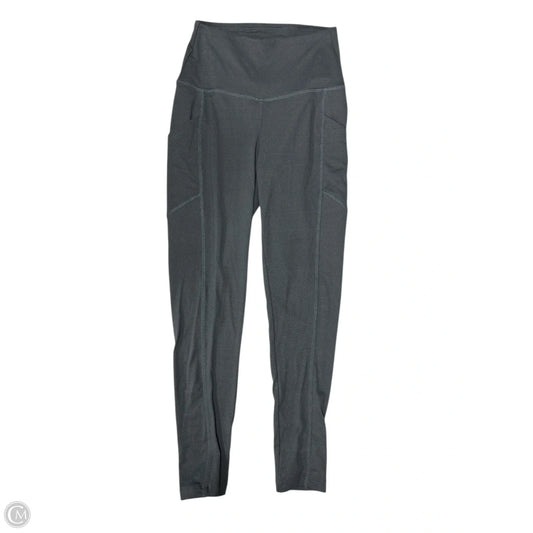 Athletic Leggings By Zenana In Grey, Size: S