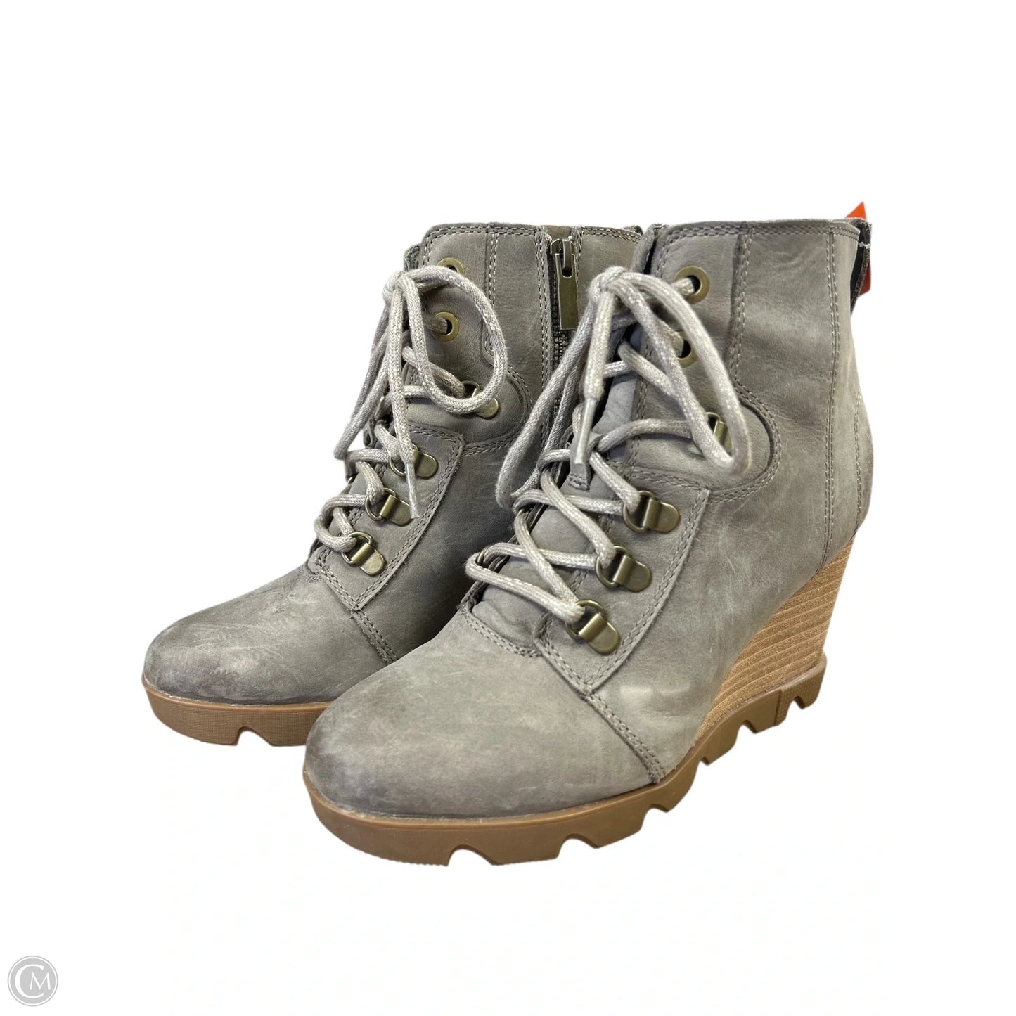 Boots Ankle Heels By Sorel In Tan, Size: 7