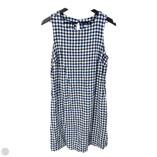 Dress Casual Short By Old Navy In Blue & White, Size: M