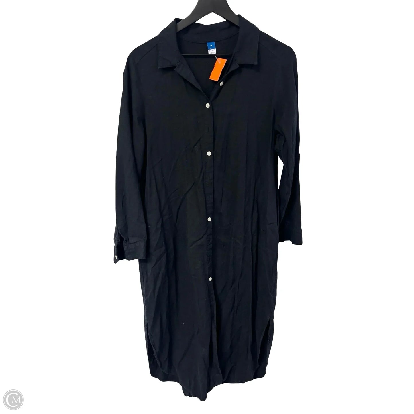 Dress Casual Midi By Old Navy In Black, Size: M