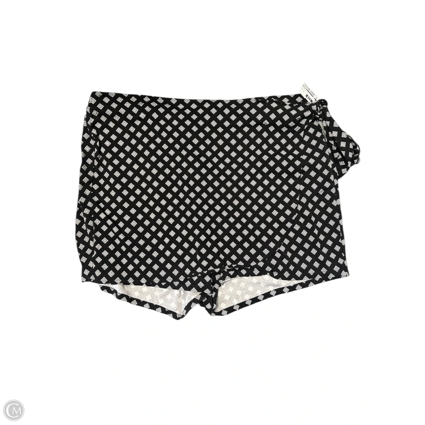 Skort By Torrid In Black & White, Size: 3x