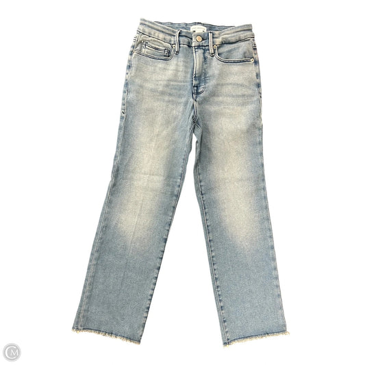 Jeans Skinny By Good American In Blue Denim, Size: 4