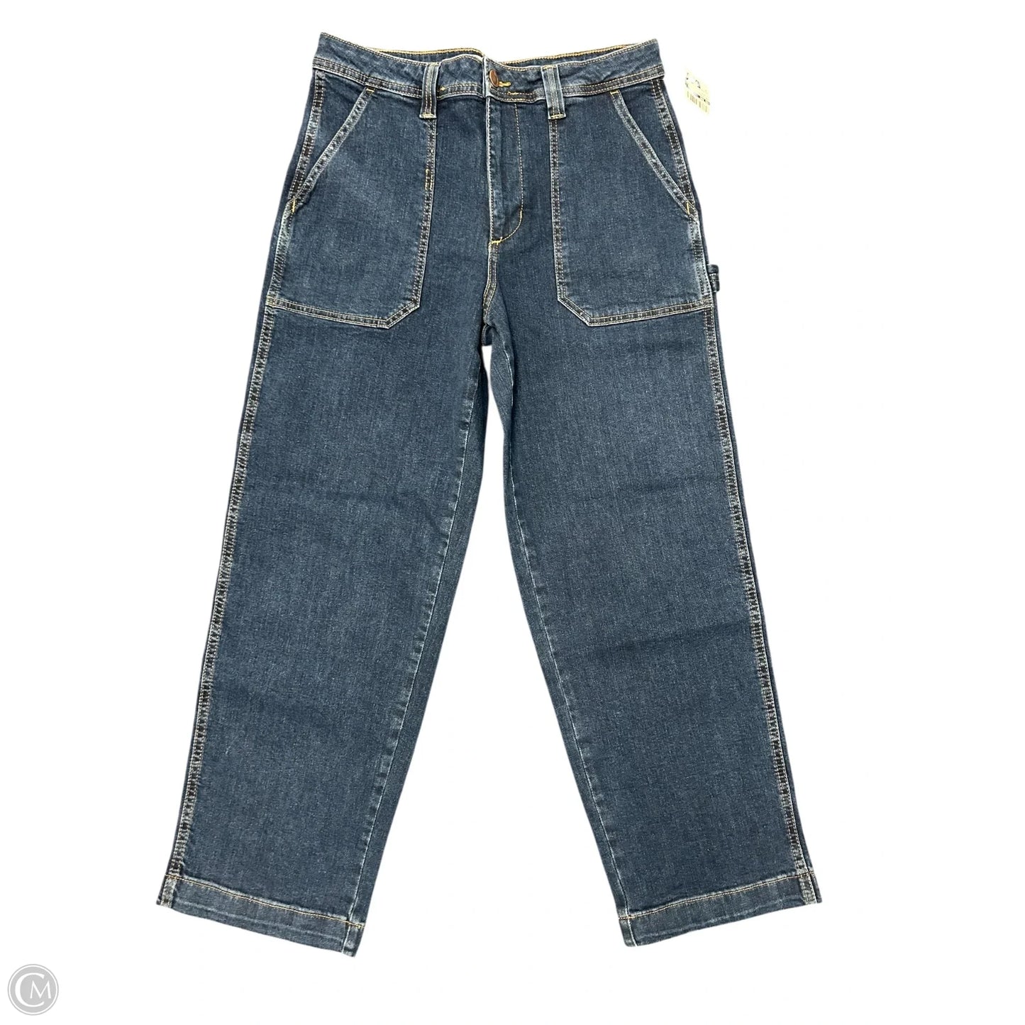 Jeans Cropped By Joes Jeans In Blue Denim, Size: 4