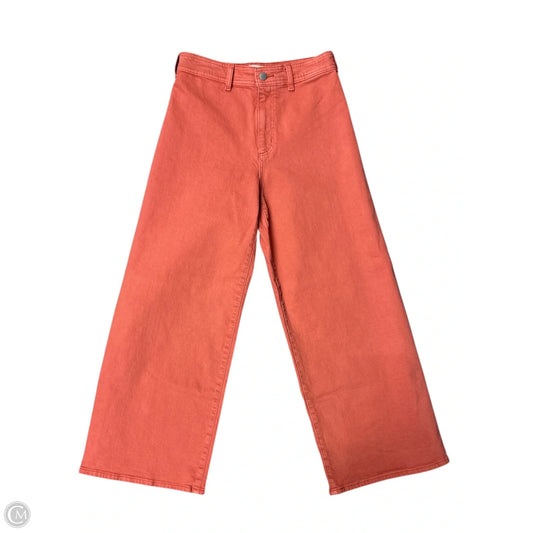 Jeans Wide Leg By Universal Thread In Orange Denim, Size: 6